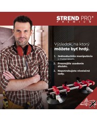 Držiak skla Strend Pro, prísavný, 2-kupolový, nivelačná pomôcka na dlažbu a obklady, profesional, max. 150 kg