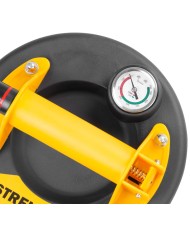 Držiak skla Strend Pro, prísavný, 1-kupolový, s manometrom, 20 cm, max. 120 kg