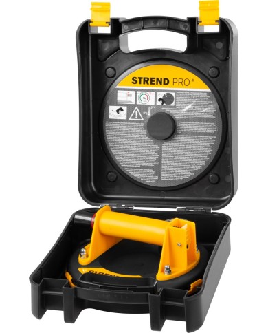 Držiak skla Strend Pro, prísavný, 1-kupolový, s manometrom, 20 cm, max. 120 kg