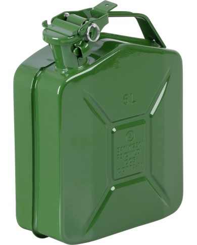 Kanister JerryCan LD5, 5 lit., kovový, na PHM, zelený
