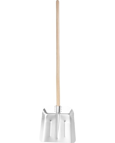 Lopata KOVO.WH Alu Veľká, 360 mm, hliníková, drevená násada