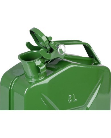 Kanister JerryCan LD5, 5 lit., kovový, na PHM, zelený