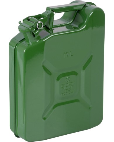Kanister JerryCan LD10, 10 lit., kovový, na PHM, zelený