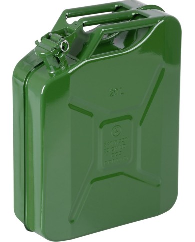 Kanister JerryCan LD20, 20 lit., kovový, na PHM, zelený