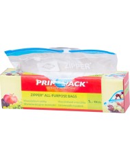 Vrecko Primapack Zipper, vrecúško, viacúčelové, na potraviny, 1 lit., 15 ks
