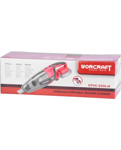 Vysávač Worcraft CPVC-S20LiA ShareSYS, 20V Li-Ion, do auta, na podlahy
