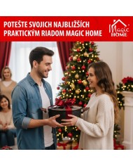 Hrniec MagicHome Black Marble Line, 20 cm, 2200 ml, s pokrievkou