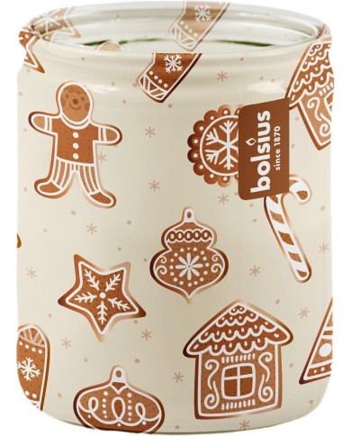 Sviečka Bolsius Starlight Nugát, Vianoce, v skle, 23 hod., 68x82 mm