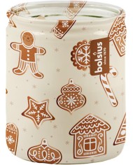 Sviečka Bolsius Starlight Nugát, Vianoce, v skle, 23 hod., 68x82 mm
