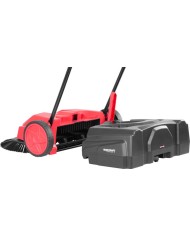 Zametací stroj Worcraft HPS-650, mechanická metla, s objemom 22 lit.