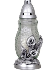 Kahanec Grave, s kalami, mix farieb zlatý/strieborný, 40 h, 110 g, 29 cm, na hrob