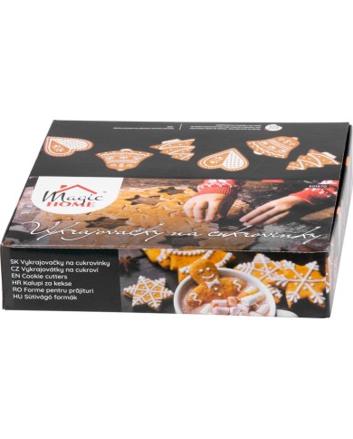 Vykrajovačka MagicHome, na pečenie, vianoce, formička, 6 vzorov