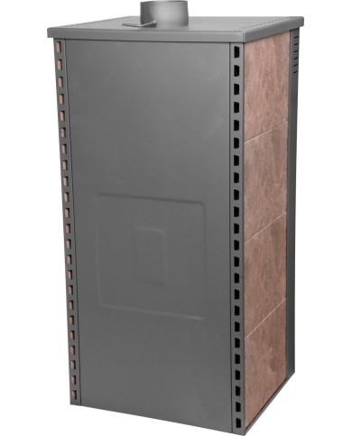 Kachle Pro TAURUS Ceramic, mocca, 12 kW, 120 mm, s rúrou na pečenie