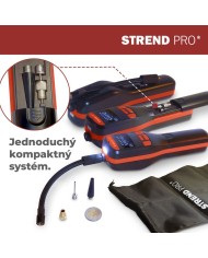 Kompresor Strend Pro K25, ručný, 150 psi, 10 bar, LED svetlo, akumulátorová pumpička