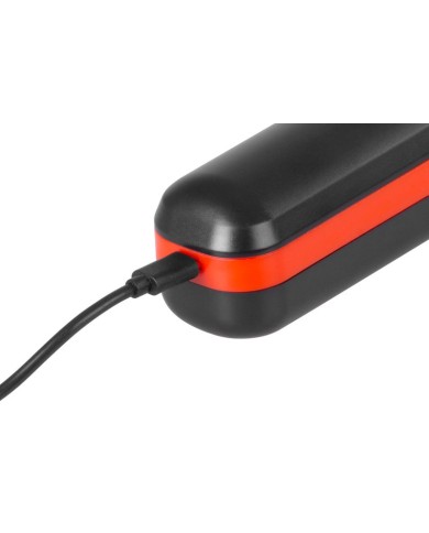 Kompresor Strend Pro K25, ručný, 150 psi, 10 bar, LED svetlo, akumulátorová pumpička