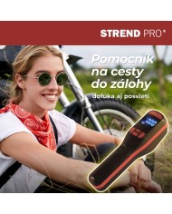 Kompresor Strend Pro K25, ručný, 150 psi, 10 bar, LED svetlo, akumulátorová pumpička