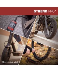 Kompresor Strend Pro K25, ručný, 150 psi, 10 bar, LED svetlo, akumulátorová pumpička