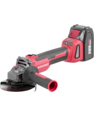 Brúska Worcraft CAG-S20LiBH ShareSYS, 115 mm, uhlová, SET v kufri, s batériou a nabíjačkou, 20V, 1x Li-ion, bezuhlíková