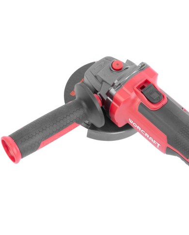 Brúska Worcraft CAG-S20LiBH ShareSYS, 115 mm, uhlová, SET v kufri, s batériou a nabíjačkou, 20V, 1x Li-ion, bezuhlíková