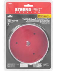 Vyrezávač Strend Pro Premium DCB11, 125 mm, M14, HD, korunka, diamant, professional