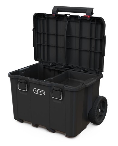 Sada boxov Keter® 250927 Stack´n´roll mobilný systém, 525x411x930 mm, na náradie