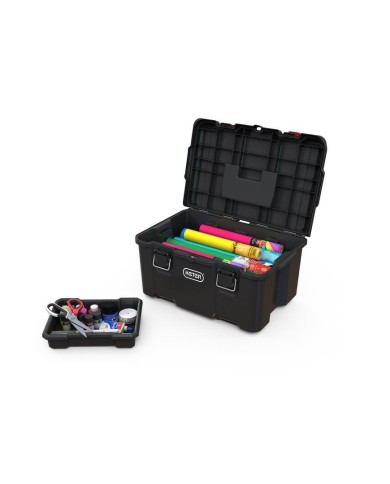 Sada boxov Keter® 250927 Stack´n´roll mobilný systém, 525x411x930 mm, na náradie