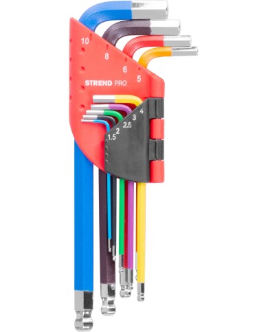 Sada kľúčov Strend Pro, 9 dielna, Hex, Cr-V, Imbus