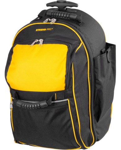 Batoh Strend Pro, textilný, kufor, s kolieskami, s teleskopickou rukoväťou, na náradie, max. 20 kg, 36x25x54 cm
