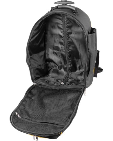 Batoh Strend Pro, textilný, kufor, s kolieskami, s teleskopickou rukoväťou, na náradie, max. 20 kg, 36x25x54 cm