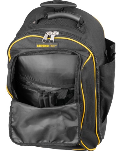 Batoh Strend Pro, textilný, kufor, s kolieskami, s teleskopickou rukoväťou, na náradie, max. 20 kg, 36x25x54 cm