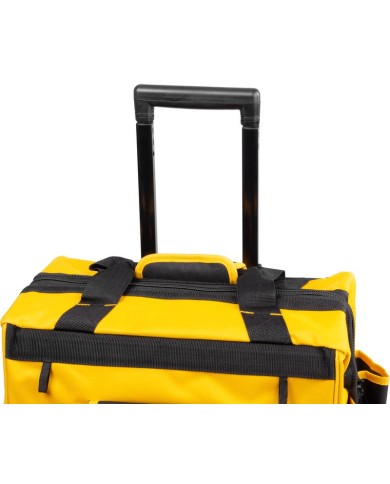 Brašňa Strend Pro, textilná, kufor, s kolieskami, s teleskopickou rukoväťou, na náradie, max. 20 kg, 44x24x42 cm