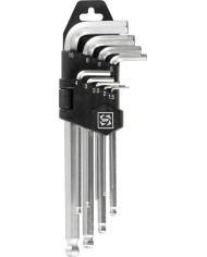 Sada kľúčov Strend Pro HK0045, 9 dielna, Hex, zástrčná, Imbus s guličkou