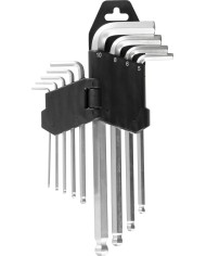 Sada kľúčov Strend Pro HK0045, 9 dielna, Hex, zástrčná, Imbus s guličkou