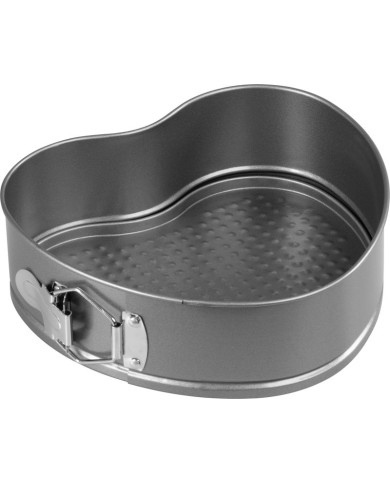 Forma MagicHome, na pečenie, srdce, plech, rozkladacia, 21,5x21x6,5 cm