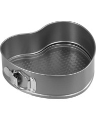 Forma MagicHome, na pečenie, srdce, plech, rozkladacia, 21,5x21x6,5 cm