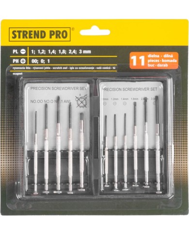 Sada hodinárskych skrutkovačov Strend Pro SD5011, 11 dielna, mini