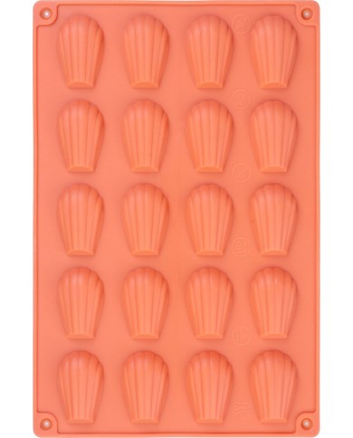 Forma MagicHome, na pečenie, silikón, na 20 labiek, 30x20x1,2 cm