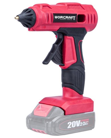 Pištoľ Worcraft CLG-S20Li, ShareSYS, lepiaca, 20V, Li-ion, na tavné tyčinky 11 mm