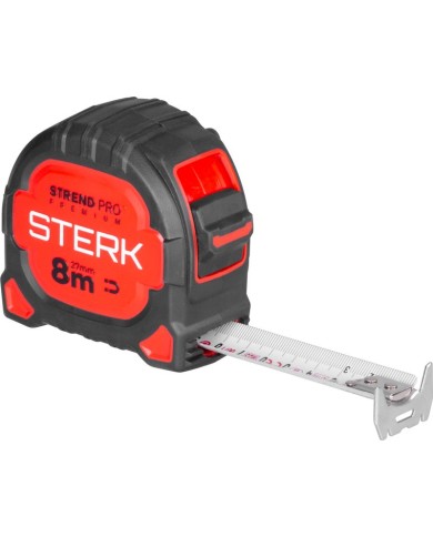 Meter Strend Pro Premium Sterk RZ8027, 8 m, 27 mm, zvinovací, extra široký