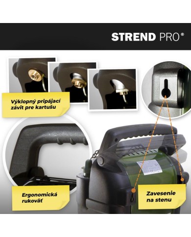 Ohrievač Strend Pro AD037, na kartuš so závitom, kempingový, prenosný, piezo