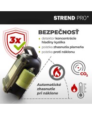 Ohrievač Strend Pro AD037, na kartuš so závitom, kempingový, prenosný, piezo
