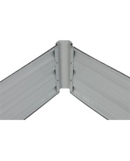 Záhon Strend Pro Garden, 3D dizajn, kovový, vyvýšený, 120x90x30 cm