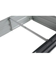 Záhon Strend Pro Garden, 3D dizajn, kovový, vyvýšený, 120x90x30 cm