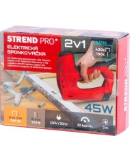 Sponkovačka Strend Pro J-123, elektrická, spony 8-14 mm, klince 15 mm
