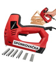 Sponkovačka Strend Pro J-123, elektrická, spony 8-14 mm, klince 15 mm