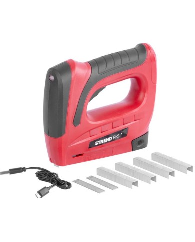 Sponkovačka Strend Pro J-126, 3,6 V, Li-ion, spony 6-10 mm, klince 10 mm