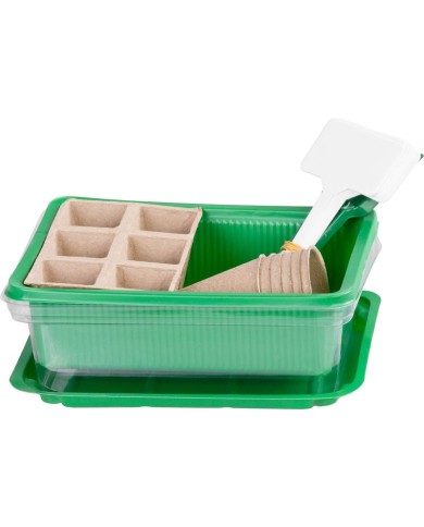 Miniparenisko Strend Pro, Sada na sadenie, 18-dielna, 12 priesad, 20x14,5x6 cm