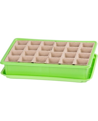 Miniparenisko Strend Pro, Sada na sadenie, 5-dielna, 24 priesad, 27,5x20,5x7 cm