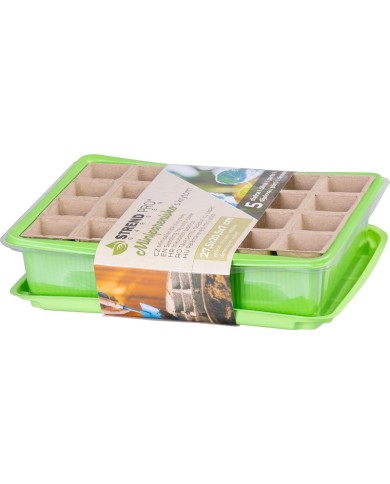 Miniparenisko Strend Pro, Sada na sadenie, 5-dielna, 24 priesad, 27,5x20,5x7 cm