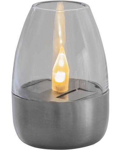 Lampa Strend Pro Garden, nerez, solárna, 6x8,5 cm, 1x LED